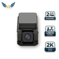 Caméra embarquée VIEVGUARB VS118 avec vision nocturne, enregistrement en boucle, surveillance de stationnement, WiFi 2K, GPS avant et arrière