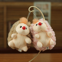 Peluche mignonne hérisson pendentif poupée OEM peluches douces porte-clés animaux en peluche personnalisés jouets pour cadeau de promotion