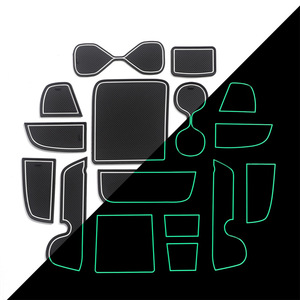 Tapis de tasse de fente de porte anti-dérapant classique pour <span class=keywords><strong>Honda</strong></span> Vezel <span class=keywords><strong>HR</strong></span>-<span class=keywords><strong>V</strong></span> 2021 <span class=keywords><strong>2022</strong></span> HRV accessoires intérieurs caboteur de coussin de porte antidérapant - Product Image 3