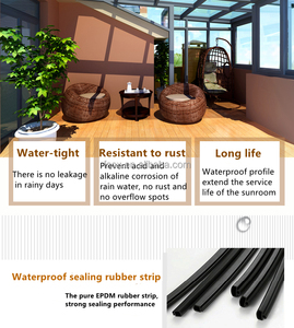 Invernaderos y Casas de Cristal Retráctiles Modernos de Alta Gama, Invernadero de Aluminio para Jardín, Patio o <span class=keywords><strong>Terraza</strong></span> - Product Image 4