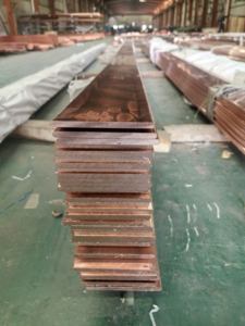 얇은 구리 버스 바 ASTM B280 T2 C1100010 * 5 10*6 10*10 사용자 정의 크기 순수 구리 사각형 바 - Product Image 4