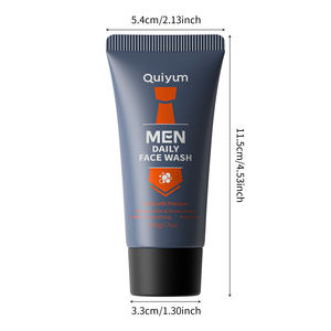 QUIYUM <span class=keywords><strong>Gel</strong></span> <span class=keywords><strong>limpiador</strong></span> facial de limpieza profunda Natural de alta calidad para hombres - Product Image 2