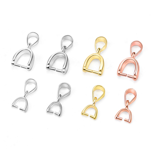 Thiết Kế Độc Đáo 925 <span class=keywords><strong>Sterling</strong></span> Silver 18K Mạ Vàng <span class=keywords><strong>Clasp</strong></span> Hooks Pinch <span class=keywords><strong>Bail</strong></span> Pendant <span class=keywords><strong>Clasp</strong></span> Bền Cho Vòng Cổ Làm Đồ Trang Sức DIY - Product Image 5