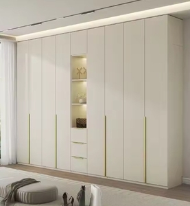 Armoire de rangement sur mesure de style moderne avec portes, meubles de rangement pour chambre à coucher - pour hôtels, Schrank Bedroom - Product Image 3