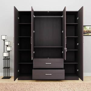 Large Wooden <strong>Wardrobe</strong> with Ample Storage - Product Image 3