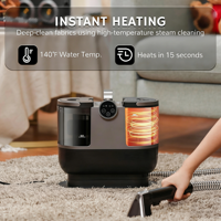 Tragbarer 18 kPa 500W Teppich- und Polsterreiniger, Tiefenreinigungsgerät für Couch, Sofa, Autositz & Stoff.