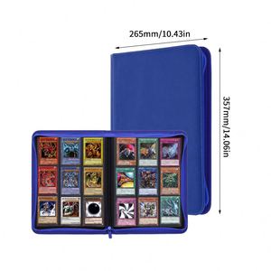 FUXI - Carpeta de Cartas Coleccionables Personalizada de 9 Bolsillos con Cierre de Cuero PU y Álbum de Colección para Cartas de MTG Magic y Juegos de Mesa - Product Image 2