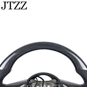 2010-2014 para <span class=keywords><strong>Jeep</strong></span> Wrangler Sahara Rubicon Compass <span class=keywords><strong>RENEGADE</strong></span> Grand Cherokee fibra de carbono volante de cuero cosido a <span class=keywords><strong>mano</strong></span> - Product Image 2