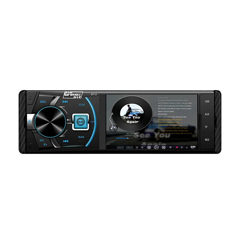 4 pollici singolo Din Car Stereo Mp5 telecamera retromarcia Monitor per auto Display altoparlante Audio per auto