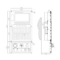 GUNT-335iMa 3-4Axis Fraiseuse CNC Controle System Kit PLC Controllers Similaire à GSK CNC Controller Handle