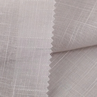 100% Anti-allergique léger imperméable coupe-vent Polyester rideau tissu 3.2m de large texturé tissé Textiles de maison