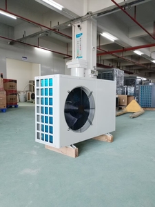 אנרגיה חדשה תכנון קומפקטי מקור אוויר אנכי משאבת חום חום חום חום חימום משק בית שימוש מסחרי - Product Image 2