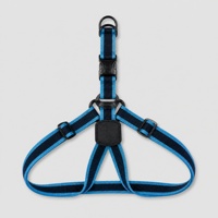 Harnais pour chien réfléchissant en nylon de style H, avec boucle à dégagement rapide, rembourré, bicolore, pour la promenade