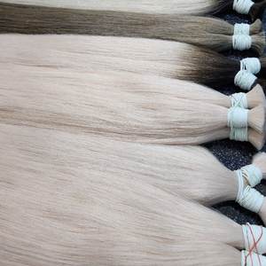 Vietnamese Remy Natural Hair Extensions <b>Top</b> Style Wave Ponytail Silk-Free Material Raw Human Hair Bundle with Free Sample - Product Image 1