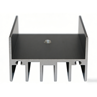 Dissipateur thermique innovant en alliage d'aluminium série 6000 avec finition anodisée et précision CNC pour une dissipation thermique supérieure