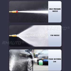 Pistola de Agua Inalámbrica de Alta Presión para Lavado de Autos de 800W y 30BAR, Lavadora de Autos Portátil con Motor de Velocidad Variable - Product Image 4