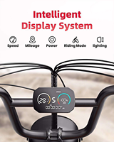 Vélo de montagne électrique pour adultes Moteur 750W Batterie 48V15AH Autonomie 30-50KM Double suspension Vélo électrique