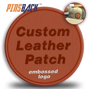 Rubber Patch Leather Patch Custom Rubber Patches For Clothing Embossed Logo Custom Make Jeans Brand Label Logo Tag For Jeans Leather Patch