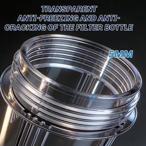 Purificateur d'eau pour toute la maison à ultrafiltration, filtration multi-étapes à haut débit, <span class=keywords><strong>filtre</strong></span> à eau durable pour une eau propre résidentielle - Product Image 5