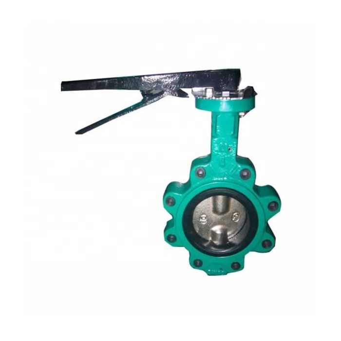 ANSI B 16.1,EN 1092,AS 2129 Lug Type Butterfly Valve With Two Stems
