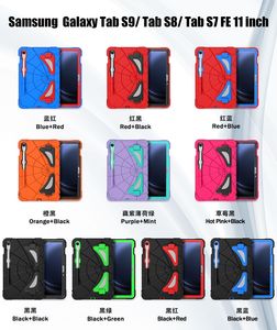 Nueva Funda Protectora de Silicona para Tablet Infantil, Resistente a Golpes, con Soporte, para <span class=keywords><strong>Samsung</strong></span> Galaxy <span class=keywords><strong>Tab</strong></span> S9 FE S8 S7 A9 <span class=keywords><strong>Plus</strong></span> - Product Image 6