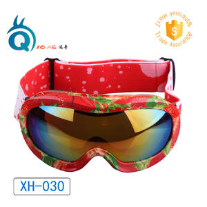 Xqho Gafas de esquí para niños, doble capa, antivaho, lente esférica grande, talla única, material Tpu Xh 030 - Product Image 3