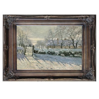Reproduksi Kanvas Claude Monet Berkualitas Tinggi 100% Lukisan Tangan, Seni Dekorasi Taman Art Deco, Berbingkai, Terbungkus Kain, Dekorasi Rumah