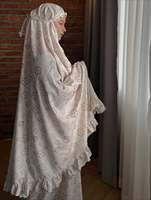 Robe de prière musulmane pour femmes, robe à volants imprimée personnalisée, vêtements pour femmes musulmanes, jupe, tenue du Ramadan