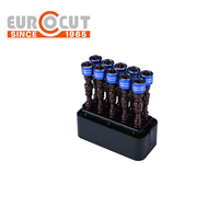 EUROCUT S2 PH2 Embout de tournevis magnétique à double extrémité avec bobines Embout hexagonal Embout de tournevis Ensemble d'embouts de tournevis pour perceuses professionnelles
