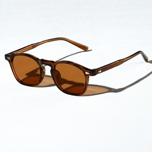 Occhiali da <span class=keywords><strong>Sole</strong></span> Classici di Lusso Quadrati Rotondi TR90 Protezione UV400 per Esterni Stile Vintage - Product Image 2