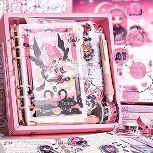 Alto valor lindo Corazón <span class=keywords><strong>de</strong></span> niña papelería diario Escuela Primaria estudiante bastón caja <span class=keywords><strong>de</strong></span> regalo Regalo <span class=keywords><strong>de</strong></span> Cumpleaños conjunto <span class=keywords><strong>de</strong></span> herramientas decorativas - Product Image 1