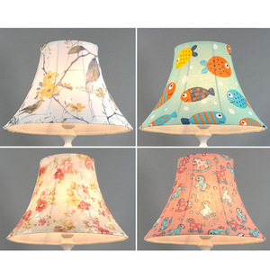 Nuovo Arrivo <span class=keywords><strong>Paralume</strong></span> in Tessuto Floreale a Cartoni Animati Accessorio per Lampada da Tavolo Hotel/B&B/Camera da Letto Tessuto Guangdong Spedizione Gratuita - Product Image 3
