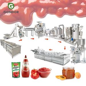 Ketchup Jam Puree Tomato Paste Complete Semi-Automatic <b>Production</b> Line with Bottling - Product Image 1