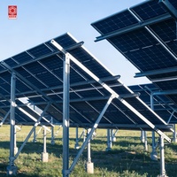 Sistem Pemasangan Panel Surya PV Struktur Pertanian Darat Kit Rangka Penyangga Baja untuk Pemasangan Panel Surya yang Andal