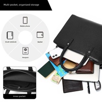 Sacs en cuir véritable de haute qualité avec logo personnalisé, vente en gros, service OEM, sac pour ordinateur portable en cuir de vachette grande capacité, mallette parfaite