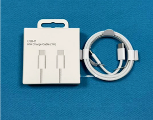 สายชาร์จ USB-C 60W สายดาต้า 1 เมตร สายชาร์จ USB-C to USB-C สำหรับโทรศัพท์และแล็ปท็อป - Product Image 1