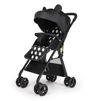 Vente en gros Kidilo 6530 Pro Poussette pliable légère en alliage d'aluminium avec deux sièges Landau Wagon pour les voyages Chine