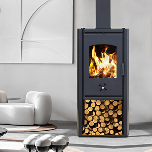 Estufa <span class=keywords><strong>de</strong></span> <span class=keywords><strong>Leña</strong></span> para Interiores, Chimenea <span class=keywords><strong>de</strong></span> Madera para Calefacción del Hogar - Product Image 4