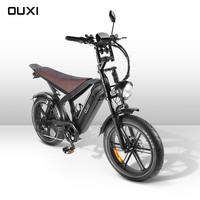 Bicicleta Eléctrica OUXI Fat Bike GT20 con Suspensión Completa, Neumáticos 20x4.0, Batería de Litio de 15AH y Motor en el Buje Trasero, Disponible en Stock en la UE/EE. UU.
