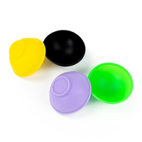 Récipient en silicone en forme de mini bol avec logo personnalisé pot en silicone antiadhésif de gros