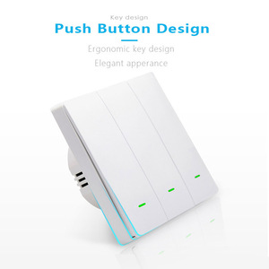 Estándar DE LA UE 86 tipo Tuya Zigbee interruptor de pared Smart Life teléfono interruptor de botón remoto Control de voz a través de Alexa <span class=keywords><strong>Google</strong></span> Home - Product Image 4