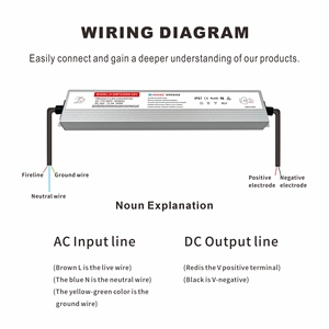 Alimentatore <span class=keywords><strong>LED</strong></span> Compatto Impermeabile IP67, Driver <span class=keywords><strong>LED</strong></span> 400W, Alimentatore Switching 12V 24V, <span class=keywords><strong>Trasformatore</strong></span> per <span class=keywords><strong>Strisce</strong></span> <span class=keywords><strong>LED</strong></span> Lineari - Product Image 5