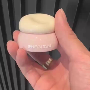 Tarro redondo pequeño personalizado al por mayor, contenedor de barro de labios de lujo para rubor, bálsamo labial, embalaje cosmético para apretar vacío - Product Image 1