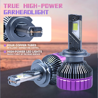 Bombilla LED para Faros Delanteros CAROLYN 6000K, 360W 40000LM, H1 H4 H7 H11 H13 HB3 9005 9006, Potencia Ajustable para Autos y Camiones
