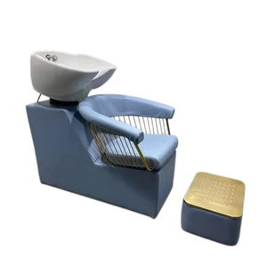 Sillón y <span class=keywords><strong>Lavacabezas</strong></span> Ajustable de Diseño Moderno, Económico y Portátil para Salón de Belleza y Uso en Baño - Product Image 2