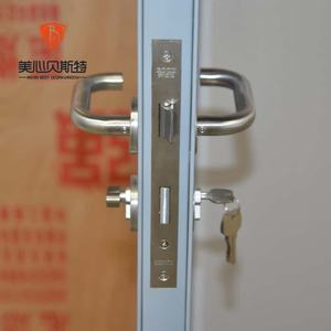 Porte en acier ignifugée Mexin avec panneau de vision, design moderne pour usage intérieur en entrepôt de supermarché - Product Image 2