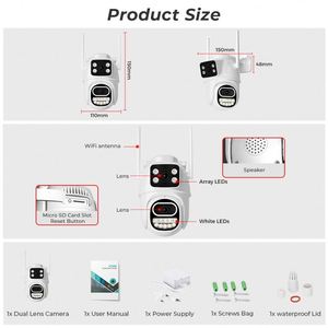 Cámara inalámbrica recargable por USB, conversión a cable, conjunto completo <span class=keywords><strong>para</strong></span> exteriores, CCTV y receptor con salida de relé, Bluetooth, <span class=keywords><strong>Android</strong></span> - Product Image 6
