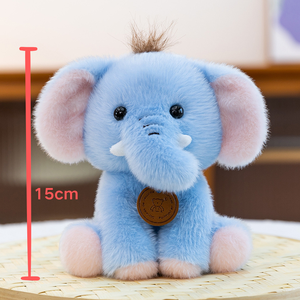 Juguetes de Peluche de Animales de la Selva de Primera Calidad, con Peso, <span class=keywords><strong>para</strong></span> Aliviar el Estrés, León, Suricata, Oso, Vaca, Elefante, Jabalí, Relleno de Algodón PP, Regalo - Product Image 2
