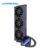 LOVINGCOOL Fabricant d'origine OEM, refroidisseur liquide AIO 4 pouces, écran 240 mm 360 mm, ventilateur ARGB pour boîtier PC de bureau