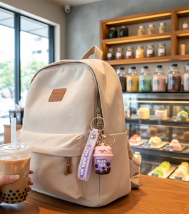 Portachiavi in gomma morbida 3D con maialino rosa simpatico cartone animato portachiavi - Product Image 3